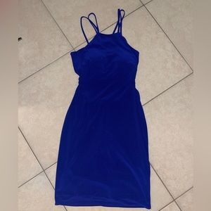 Dillards - Royal Blue dress,  size 0 , worn once , stretch material